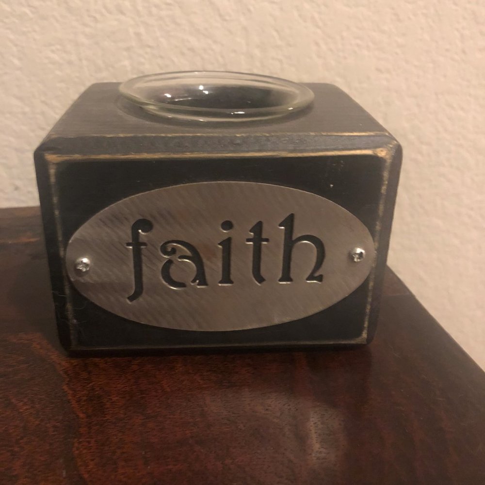 Faith Candle holder